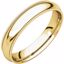 MGR5.5:143422:P 10kt Yellow 4mm Milgrain Comfort Fit Band