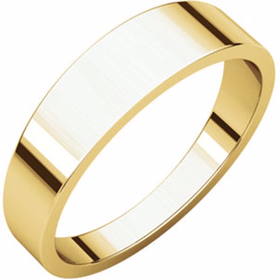FT10.5:143209:P 10kt Yellow 5mm Flat Tapered Band