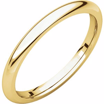 IR13:166340:P 10kt Yellow 2mm Comfort Fit Band