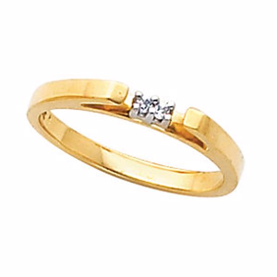 60040:207016:P 4-Prong Solitaire Engagement Ring or Band