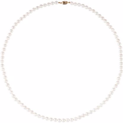 61202:214615:P 14kt Yellow 6-6.5mm Akoya Cultured Pearl 24" Strand