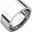 FIR4:224756:P Platinum 8mm Flat Comfort Fit Band