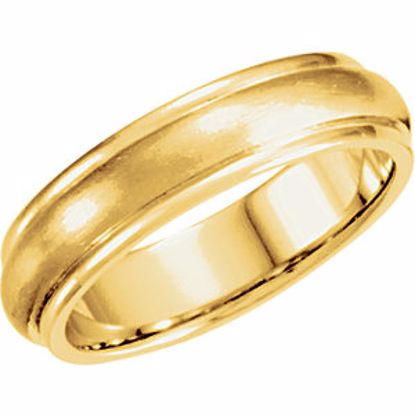 50165:225917:P 14kt Yellow 5mm Design Band Size 9.5
