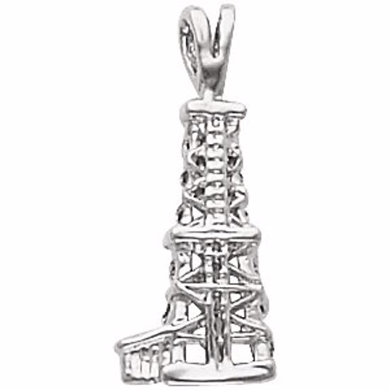 8128:230047:P Platinum Derrick Pendant with Open Back