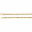 CH513:242154:P 14kt Yellow 2.5mm Diamond Cut Rope 16" Chain
