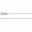 CH227:244576:P 14kt White Solid Diamond-Cut Bead 20" Chain