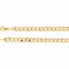 CH647:288123:P 14kt Yellow 6.25mm Curb 16" Chain

