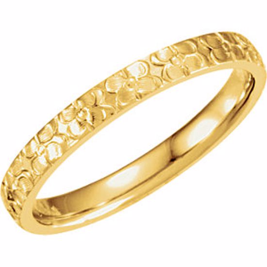 50427:278540:P 14kt Yellow Band Size 10