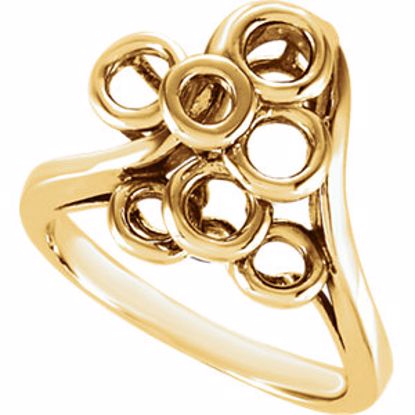 4142:82476:P 18kt Yellow Freeform Ring