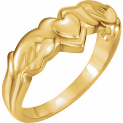 R6504:66282:P Holy Spirit Heart Ring