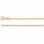 CH120:120451:P 14kt Yellow 1.75mm Hollow Bead 7" Chain