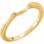 12696:215336:P 10kt Yellow Band for 4.4mm Engagement Ring
