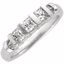 61417:251401:P Platinum 3/4 CTW Diamond Anniversary Band