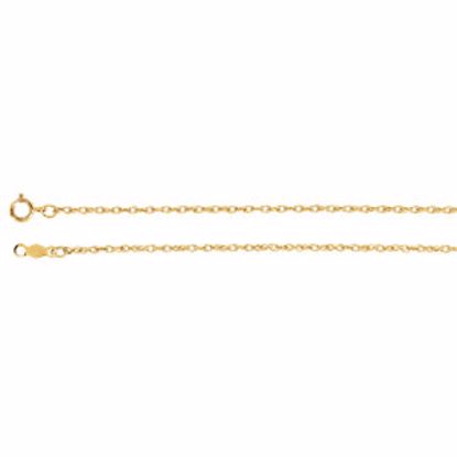 CH472:244059:P 14kt Yellow 1.25mm Rope 20" Chain