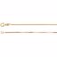 CH502:244860:P 14kt Yellow .75mm Diamond Cut Snake 16" Chain

