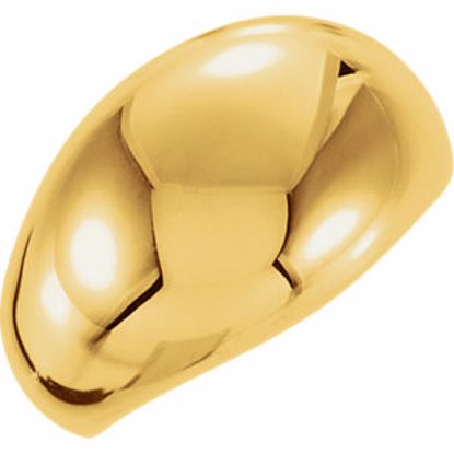 50199:247739:P 10kt Yellow 12mm Metal Fashion Ring