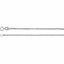 CH617:288113:P 14kt White 1.25mm Sparkle Singapore 7" Chain
