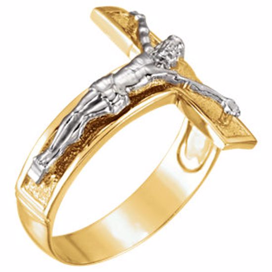R16698:305652:P Men's Crucifix Ring