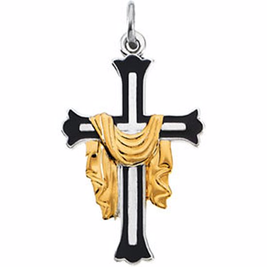 R41437:302026:P Adorned Cross Pendant