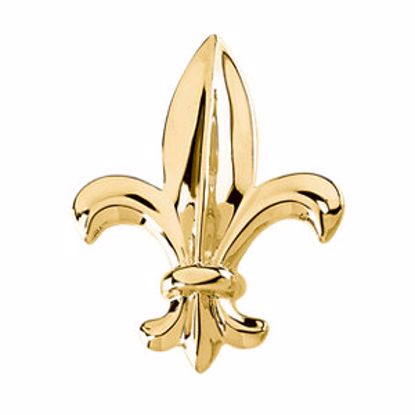 8478:31500:P Fleur-de-lis Brooch