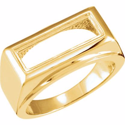 9392:32025:P Men's Initial  Ring