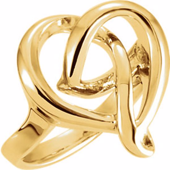 5482:34496:P Freeform Heart Ring