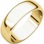 HR5:50826:P 10kt Yellow 6mm Half Round Band