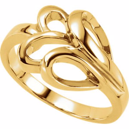 5706:105265:P 14kt Yellow Fashion Ring 