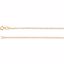 CH124:120473:P 14kt Yellow 1.25mm Solid Curb Chain 7" Chain
