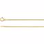 CH128:121062:P 14kt Yellow Solid Snake 18" Chain
