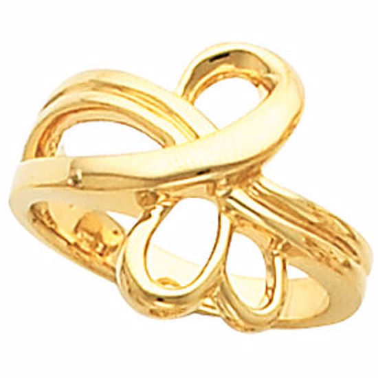 5704:105287:P 14kt Yellow Fashion Ring 