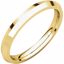 KER12:133119:P 14kt Yellow 2.5mm Knife Edge Comfort Fit Band
