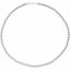 CH291:147835:P Sterling Silver 6mm Hollow Bead 18" Chain
