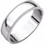 MGL15:142849:P 14kt White 5mm Light Milgrain Band