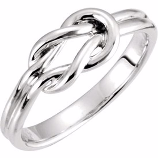 5832:226868:P Platinum Knot Design Ring