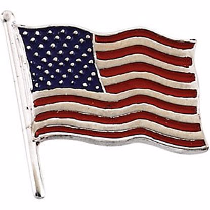 R16753:247974:P American Flag Lapel Pin