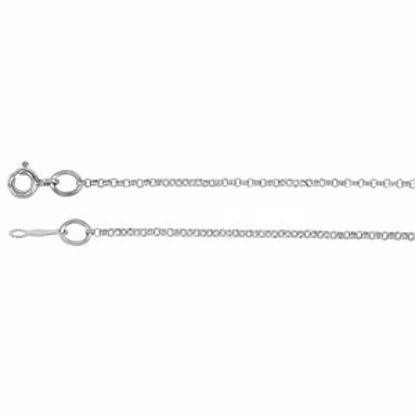 CH439:240112:P Sterling Silver 1.5mm Solid Rolo 20" Chain