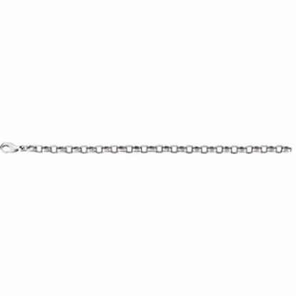 CH354:241094:P Sterling Silver 6.75mm Flat Cable 16" Chain
