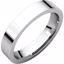 FIR9.5:224272:P Platinum 4mm Flat Comfort Fit Band