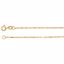 CH204:244816:P 14kt Yellow 1.25mm Alternating Diamond-Cut Bead 16" Chain