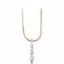 62484:274713:P 14kt Yellow 1/2 CTW Diamond 3 Stone Bar 18" Necklace