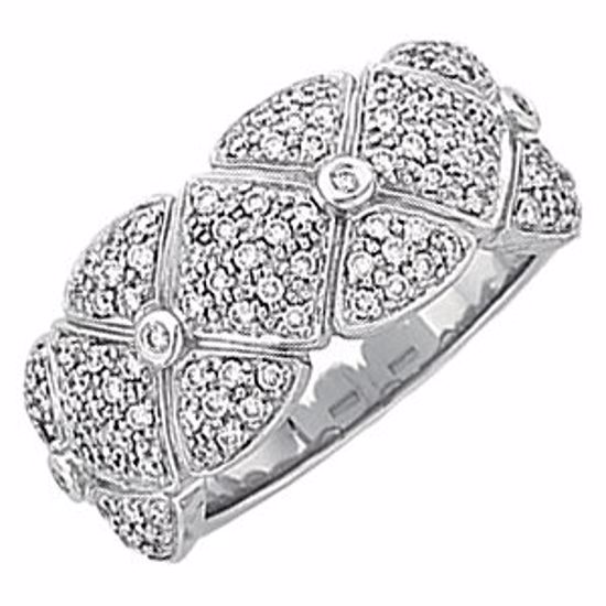 62273:274379:P 14kt White 3/4 CTW Diamond Anniversary Band