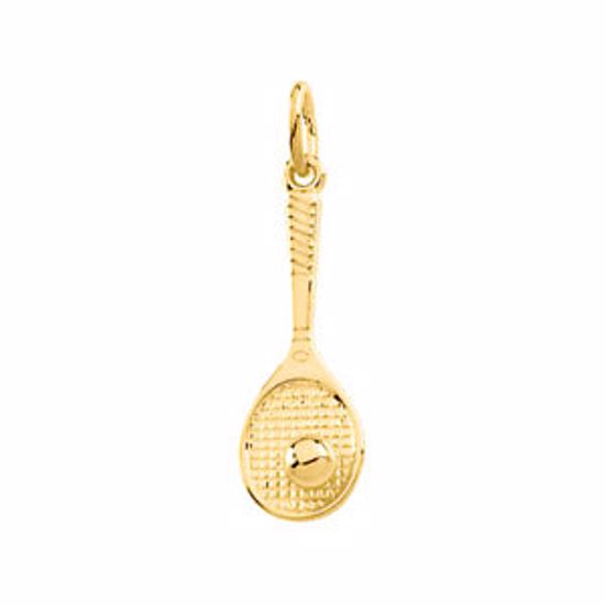 22824:287132:P Tennis Racquet Charm