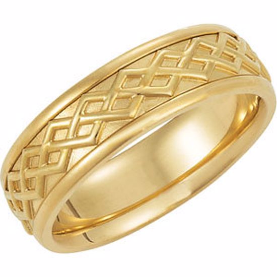 50386:288950:P 14kt Yellow Celtic Band Size 12.5