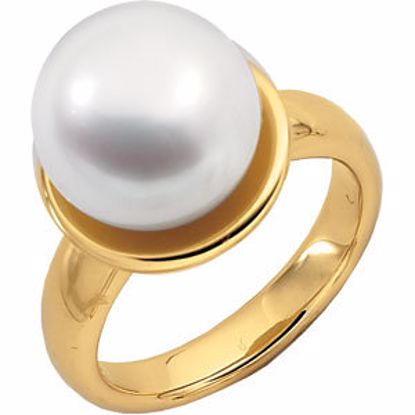 62875:283034:P  South Sea Cultured Pearl Ring