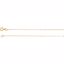 CH10:4096:P 14kt Yellow .50mm Solid Cable 16" Chain