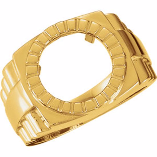 9258:8895:P Men's Coin Ring