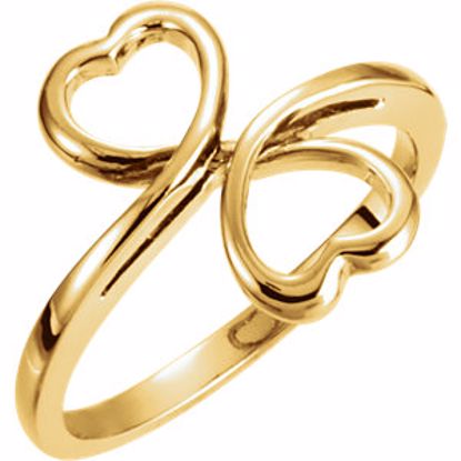 5235:11024:P Double Heart Ring