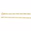 CH23:39437:P 14kt Yellow 2mm Solid Figaro 20" Chain
