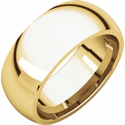 IR5:50946:P 10kt Yellow 8mm Comfort Fit Band